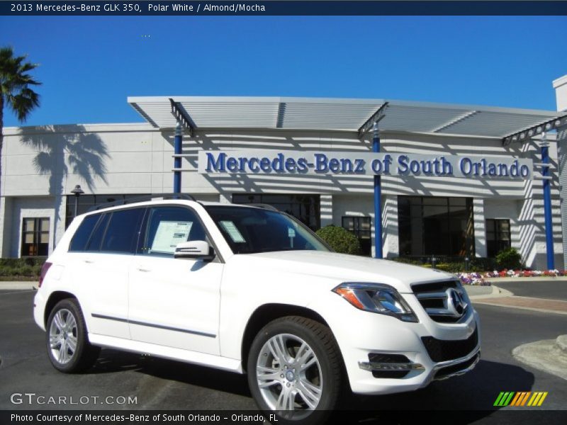 Polar White / Almond/Mocha 2013 Mercedes-Benz GLK 350