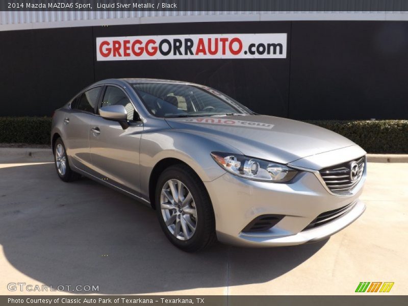 Liquid Siver Metallic / Black 2014 Mazda MAZDA6 Sport