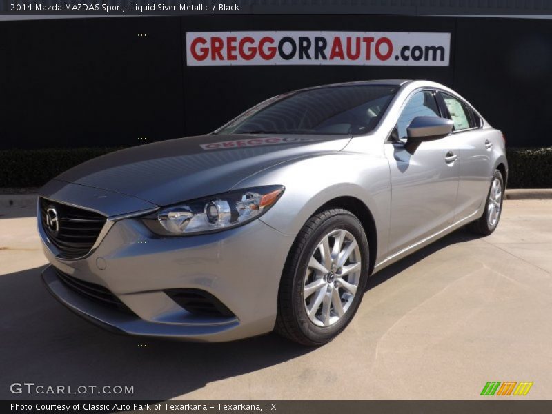 Liquid Siver Metallic / Black 2014 Mazda MAZDA6 Sport