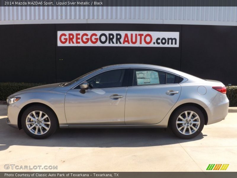 Liquid Siver Metallic / Black 2014 Mazda MAZDA6 Sport