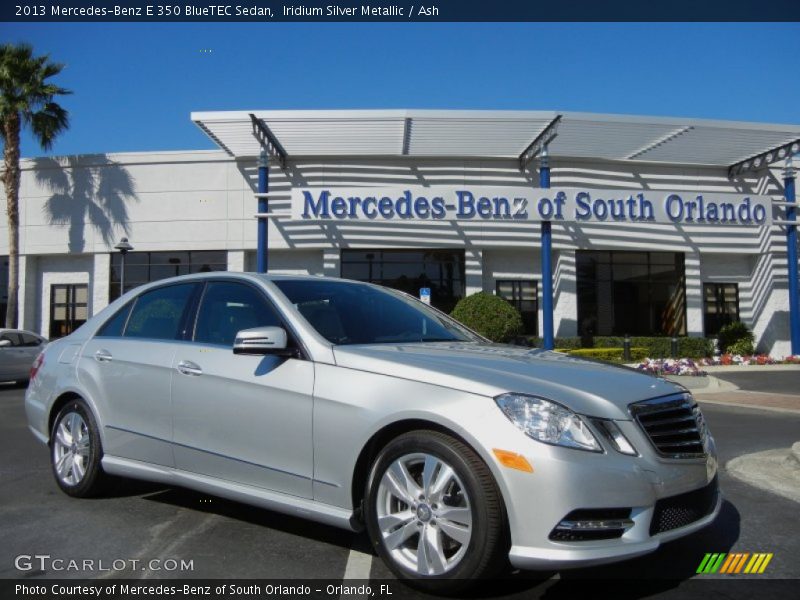 Iridium Silver Metallic / Ash 2013 Mercedes-Benz E 350 BlueTEC Sedan