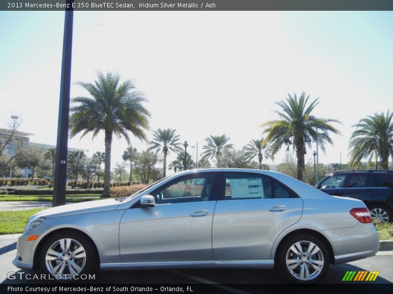 Iridium Silver Metallic / Ash 2013 Mercedes-Benz E 350 BlueTEC Sedan