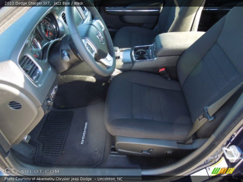 Front Seat of 2013 Charger SXT