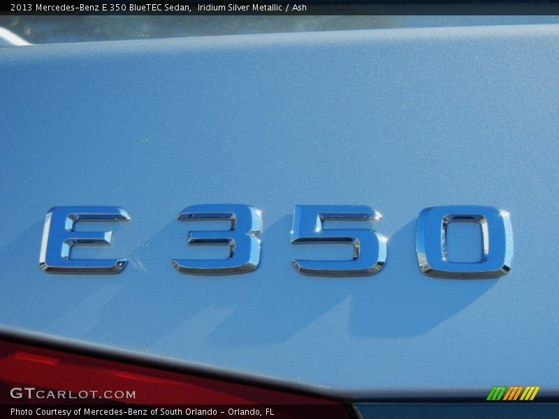 Iridium Silver Metallic / Ash 2013 Mercedes-Benz E 350 BlueTEC Sedan