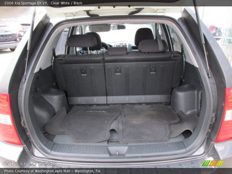 Clear White / Black 2006 Kia Sportage EX V6