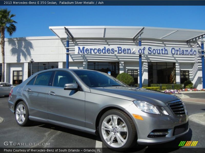 Palladium Silver Metallic / Ash 2013 Mercedes-Benz E 350 Sedan