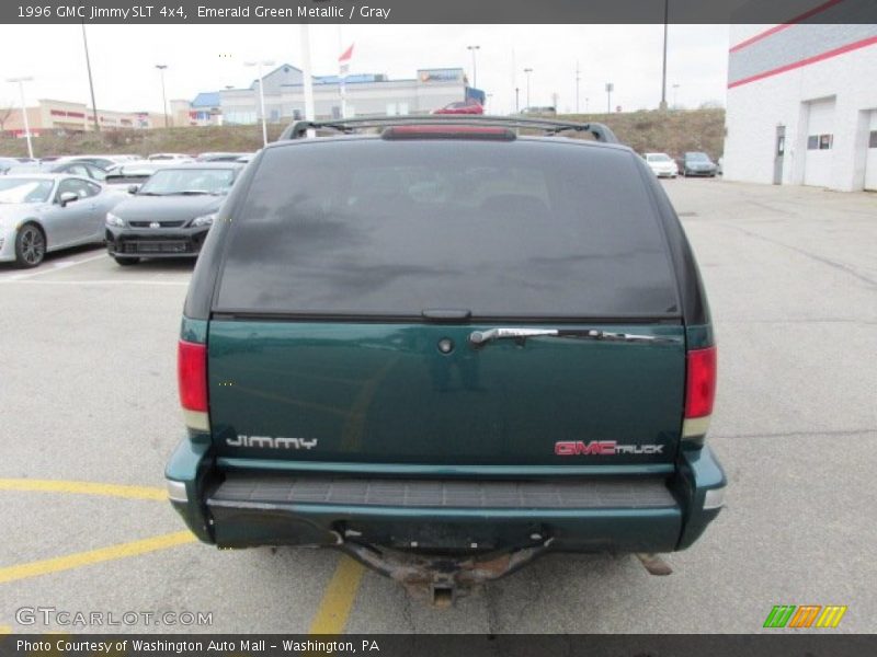 Emerald Green Metallic / Gray 1996 GMC Jimmy SLT 4x4