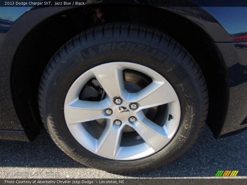 Jazz Blue / Black 2013 Dodge Charger SXT