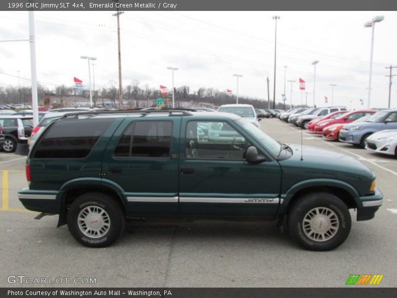 Emerald Green Metallic / Gray 1996 GMC Jimmy SLT 4x4