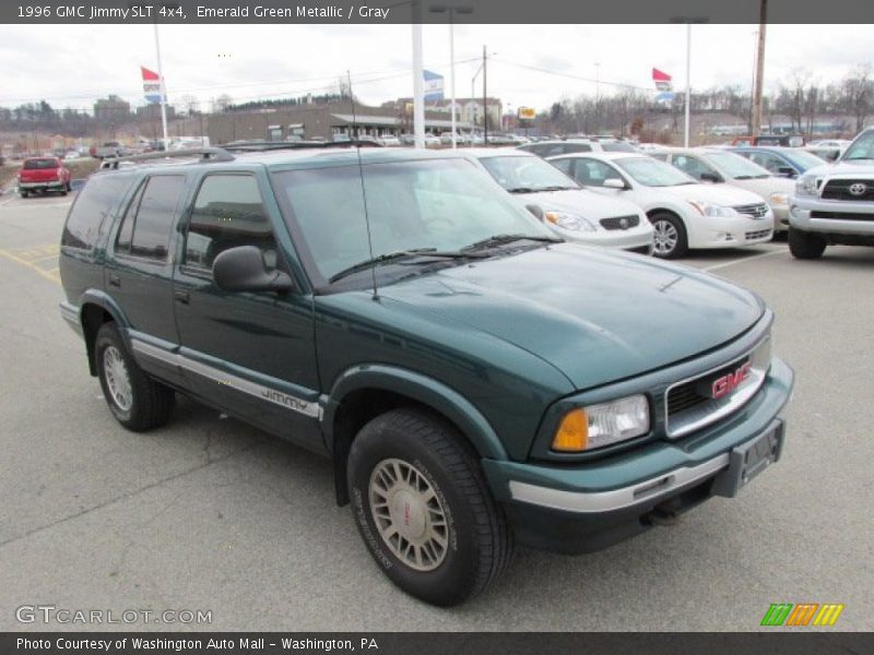 Emerald Green Metallic / Gray 1996 GMC Jimmy SLT 4x4