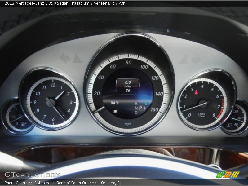 Palladium Silver Metallic / Ash 2013 Mercedes-Benz E 350 Sedan