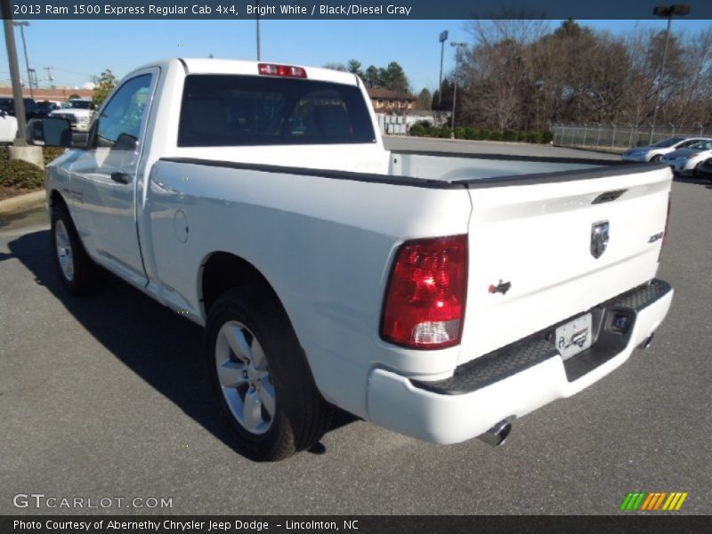 Bright White / Black/Diesel Gray 2013 Ram 1500 Express Regular Cab 4x4
