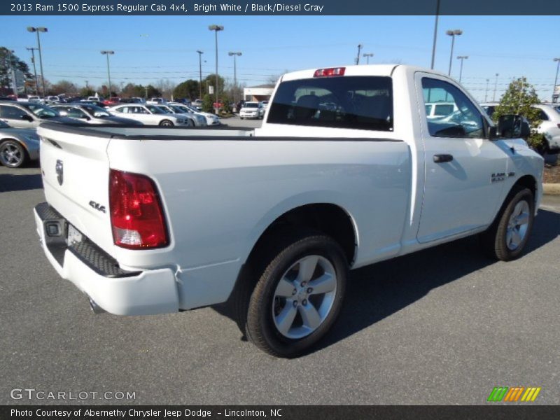 Bright White / Black/Diesel Gray 2013 Ram 1500 Express Regular Cab 4x4