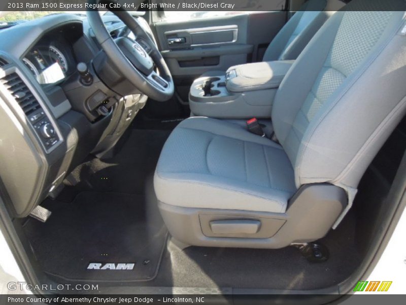  2013 1500 Express Regular Cab 4x4 Black/Diesel Gray Interior