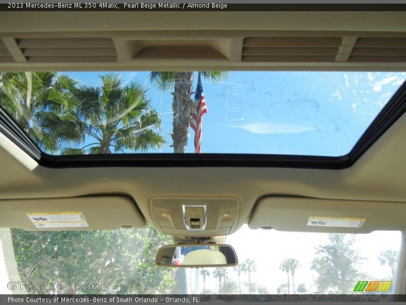 Pearl Beige Metallic / Almond Beige 2013 Mercedes-Benz ML 350 4Matic