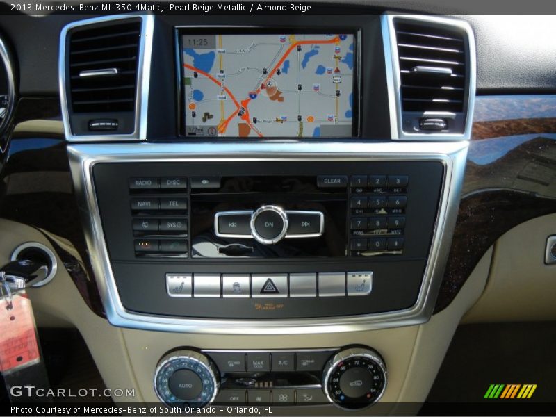 Pearl Beige Metallic / Almond Beige 2013 Mercedes-Benz ML 350 4Matic