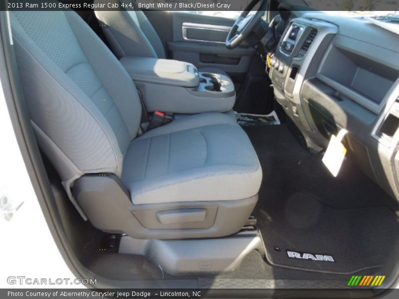  2013 1500 Express Regular Cab 4x4 Black/Diesel Gray Interior