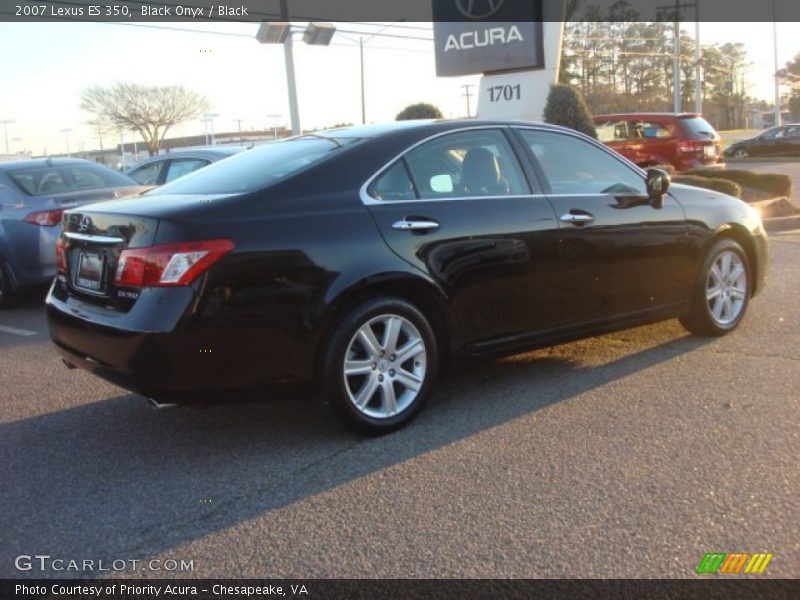 Black Onyx / Black 2007 Lexus ES 350