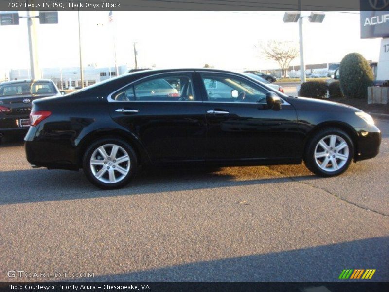 Black Onyx / Black 2007 Lexus ES 350