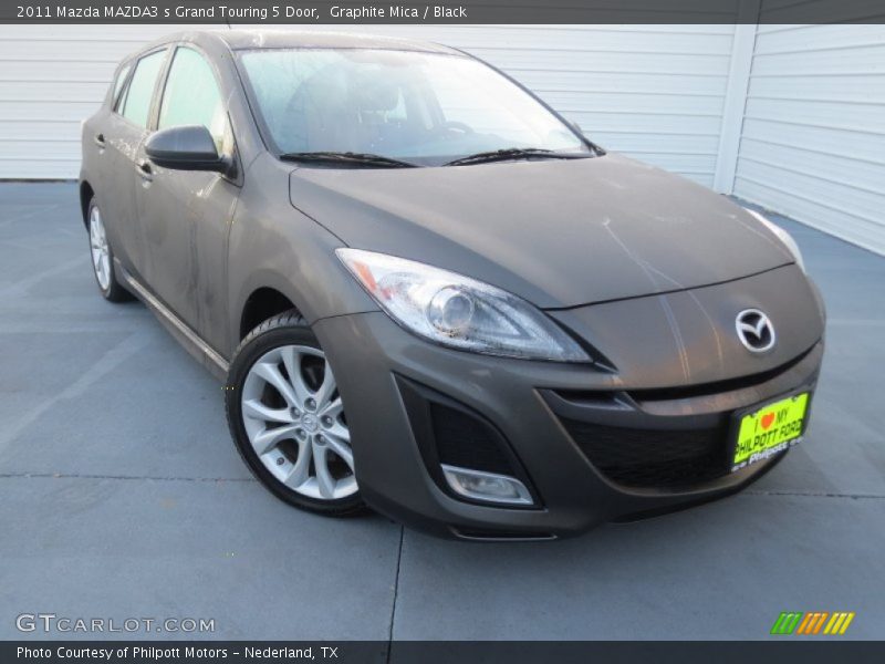 Graphite Mica / Black 2011 Mazda MAZDA3 s Grand Touring 5 Door