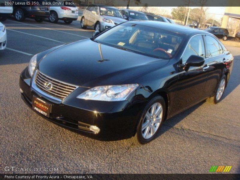 Black Onyx / Black 2007 Lexus ES 350