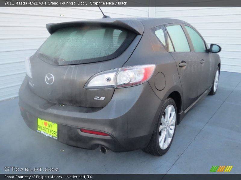 Graphite Mica / Black 2011 Mazda MAZDA3 s Grand Touring 5 Door