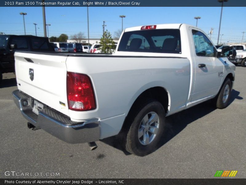 Bright White / Black/Diesel Gray 2013 Ram 1500 Tradesman Regular Cab