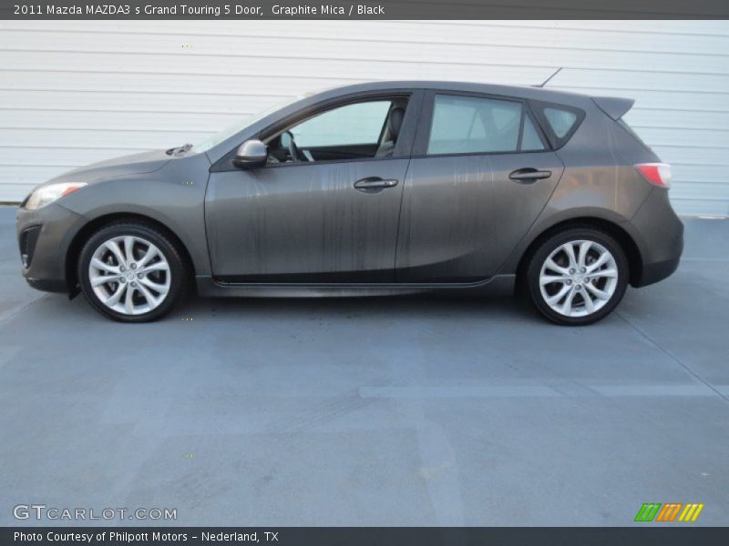 Graphite Mica / Black 2011 Mazda MAZDA3 s Grand Touring 5 Door