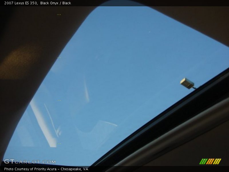 Black Onyx / Black 2007 Lexus ES 350