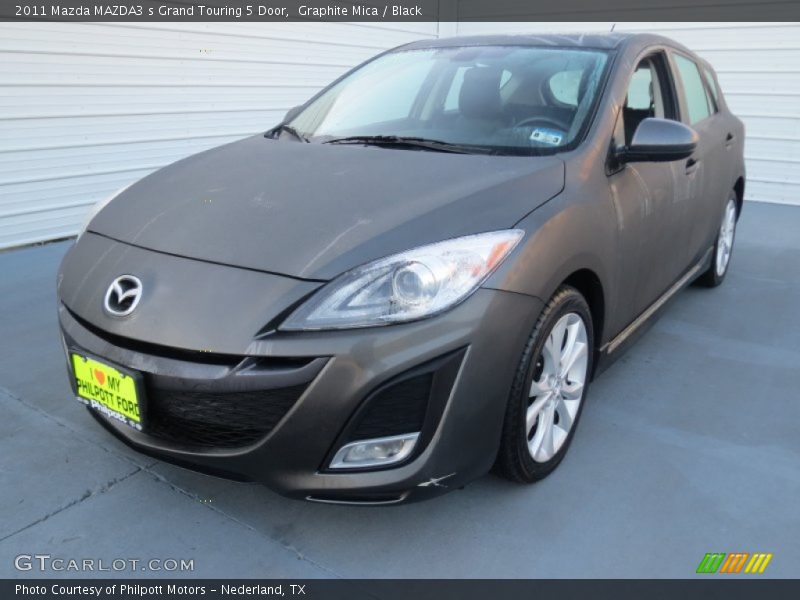 Graphite Mica / Black 2011 Mazda MAZDA3 s Grand Touring 5 Door