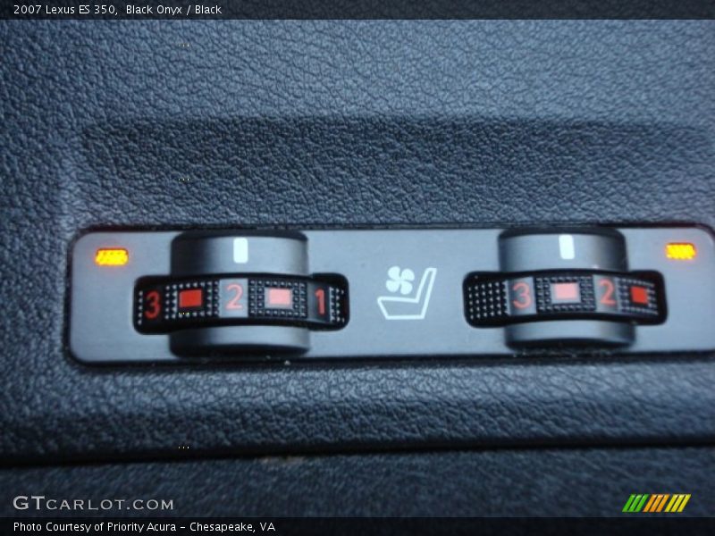 Black Onyx / Black 2007 Lexus ES 350