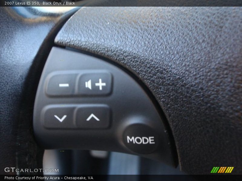 Black Onyx / Black 2007 Lexus ES 350