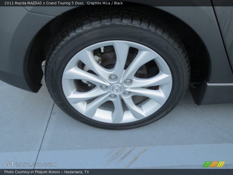 Graphite Mica / Black 2011 Mazda MAZDA3 s Grand Touring 5 Door