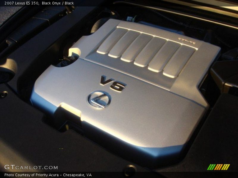 Black Onyx / Black 2007 Lexus ES 350