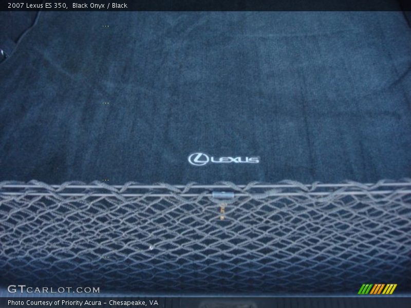 Black Onyx / Black 2007 Lexus ES 350