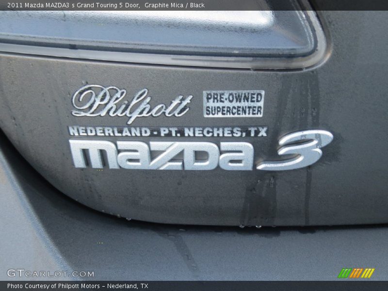 Graphite Mica / Black 2011 Mazda MAZDA3 s Grand Touring 5 Door