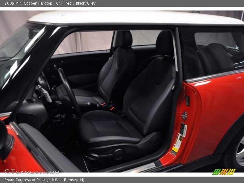 Chili Red / Black/Grey 2009 Mini Cooper Hardtop
