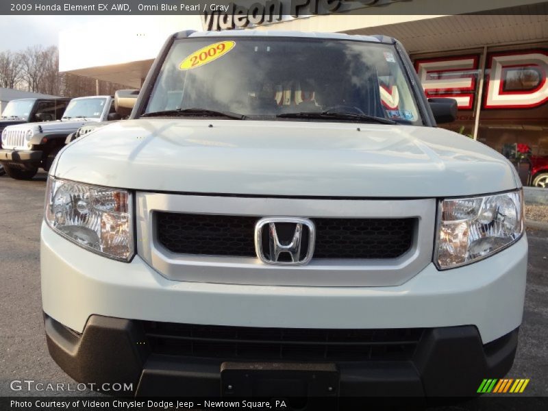 Omni Blue Pearl / Gray 2009 Honda Element EX AWD