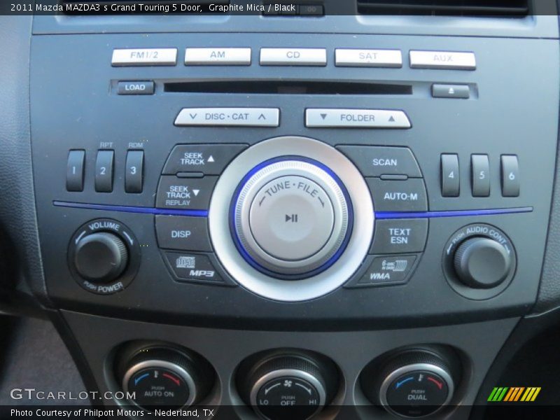Graphite Mica / Black 2011 Mazda MAZDA3 s Grand Touring 5 Door