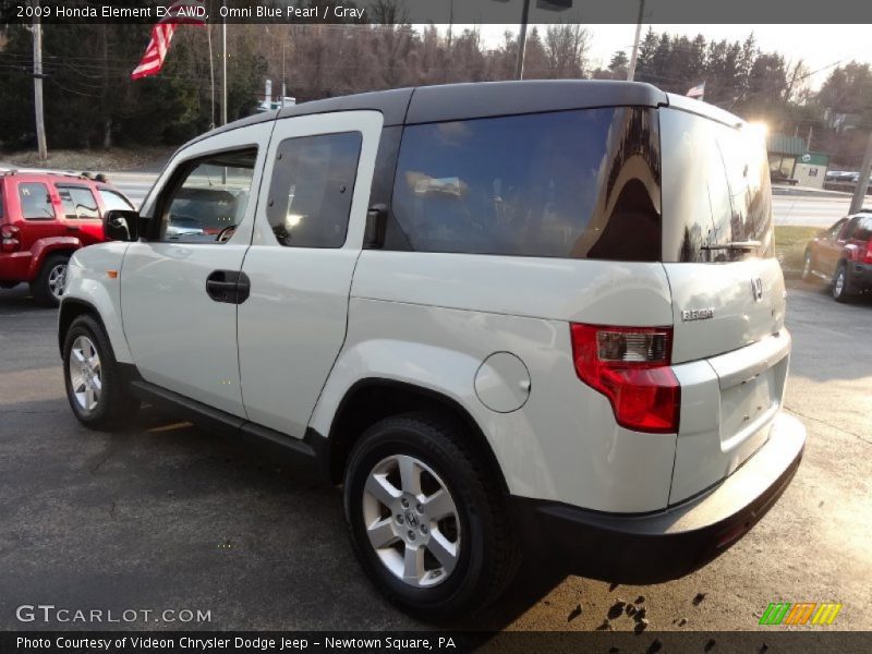 Omni Blue Pearl / Gray 2009 Honda Element EX AWD