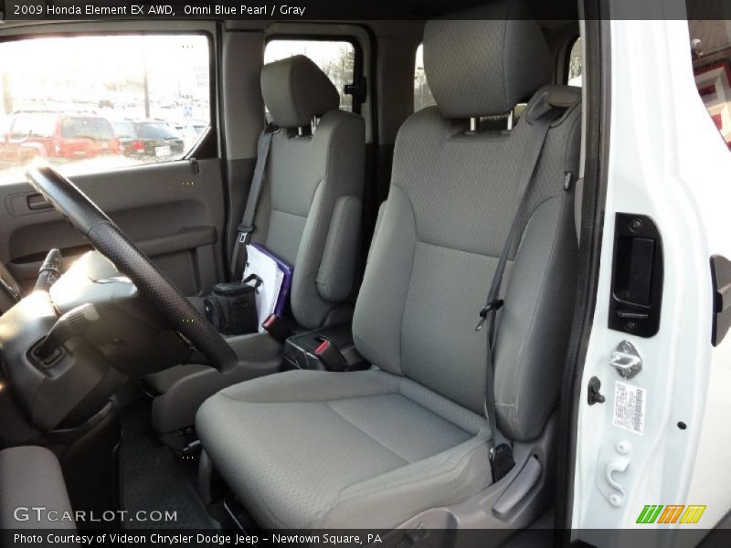 Omni Blue Pearl / Gray 2009 Honda Element EX AWD