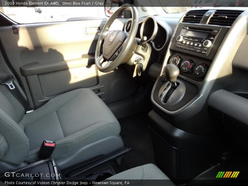 Omni Blue Pearl / Gray 2009 Honda Element EX AWD