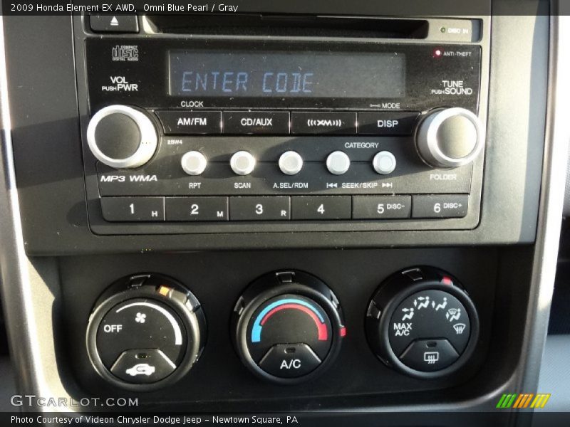 Omni Blue Pearl / Gray 2009 Honda Element EX AWD
