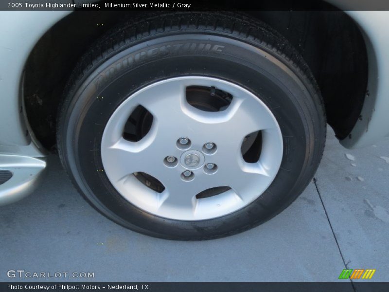 Millenium Silver Metallic / Gray 2005 Toyota Highlander Limited