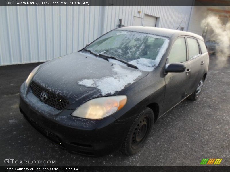 Black Sand Pearl / Dark Gray 2003 Toyota Matrix