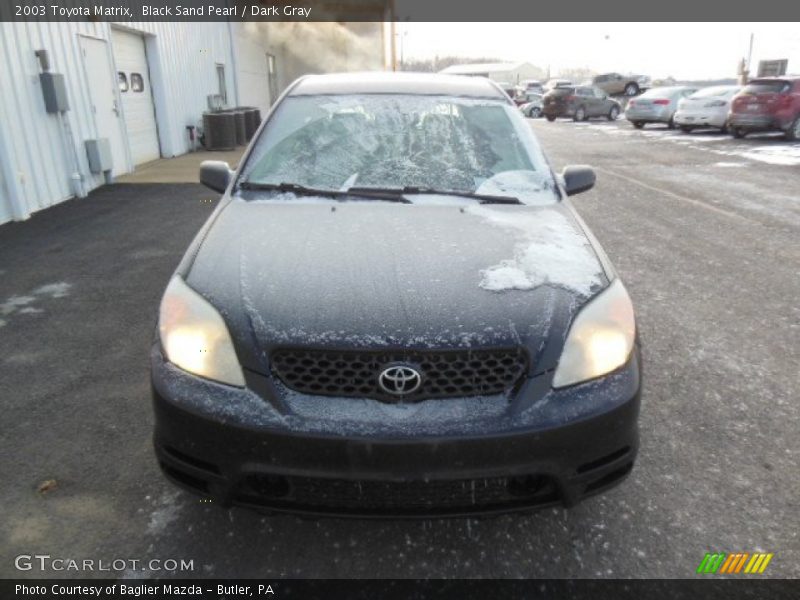 Black Sand Pearl / Dark Gray 2003 Toyota Matrix