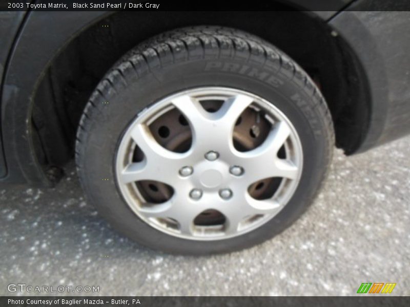 Black Sand Pearl / Dark Gray 2003 Toyota Matrix