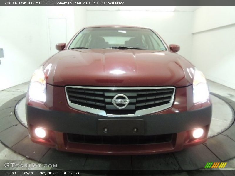 Sonoma Sunset Metallic / Charcoal Black 2008 Nissan Maxima 3.5 SE