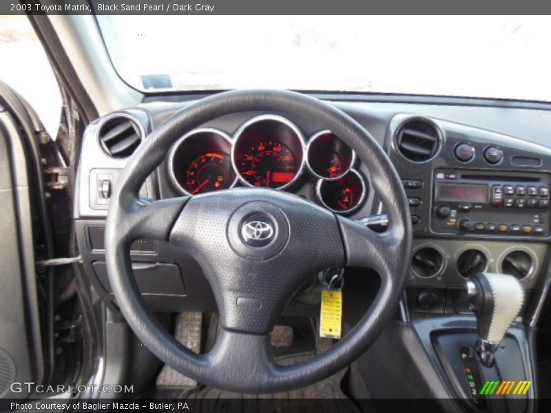 Black Sand Pearl / Dark Gray 2003 Toyota Matrix