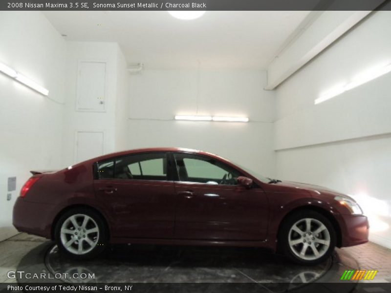 Sonoma Sunset Metallic / Charcoal Black 2008 Nissan Maxima 3.5 SE